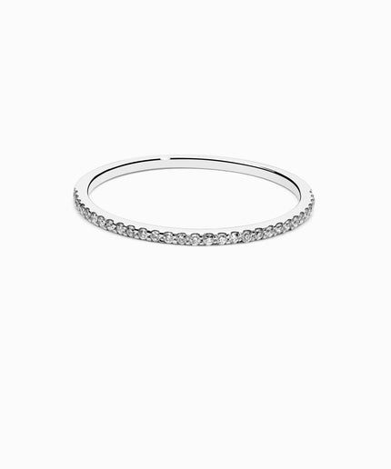 Aliança Thin White · 0,15ct - Roosik & Co - Anell