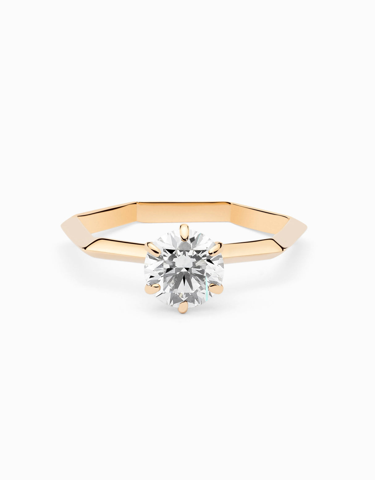 HeptaSolitaire engagement ring · 1.00ct Diamond