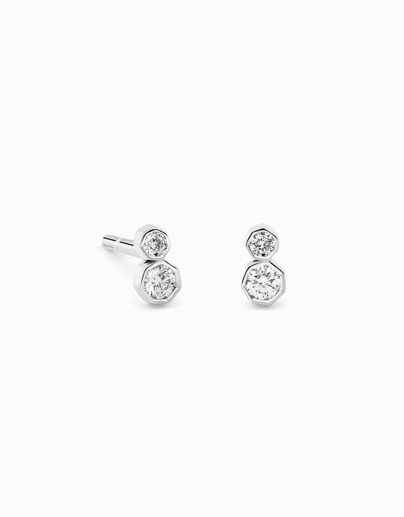 Twin · Diamond earrings