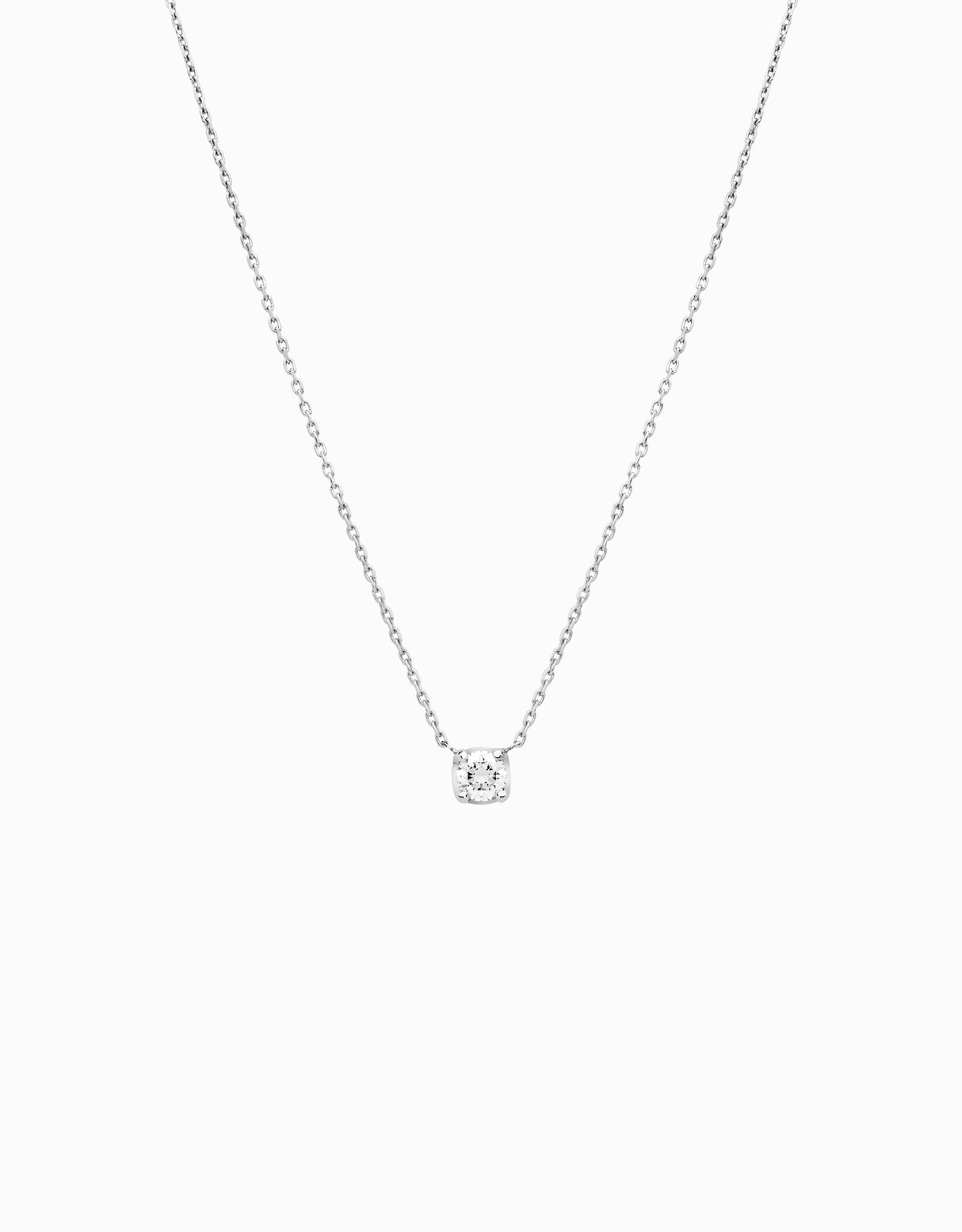 White Solitaire pendant · 0.30ct