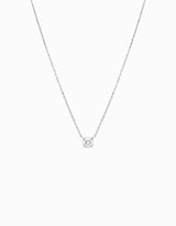 White Solitaire pendant · 0.30ct