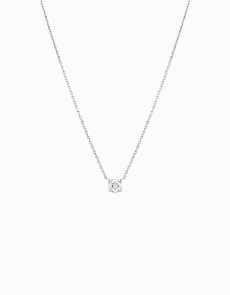 White Solitaire pendant · 0.30ct