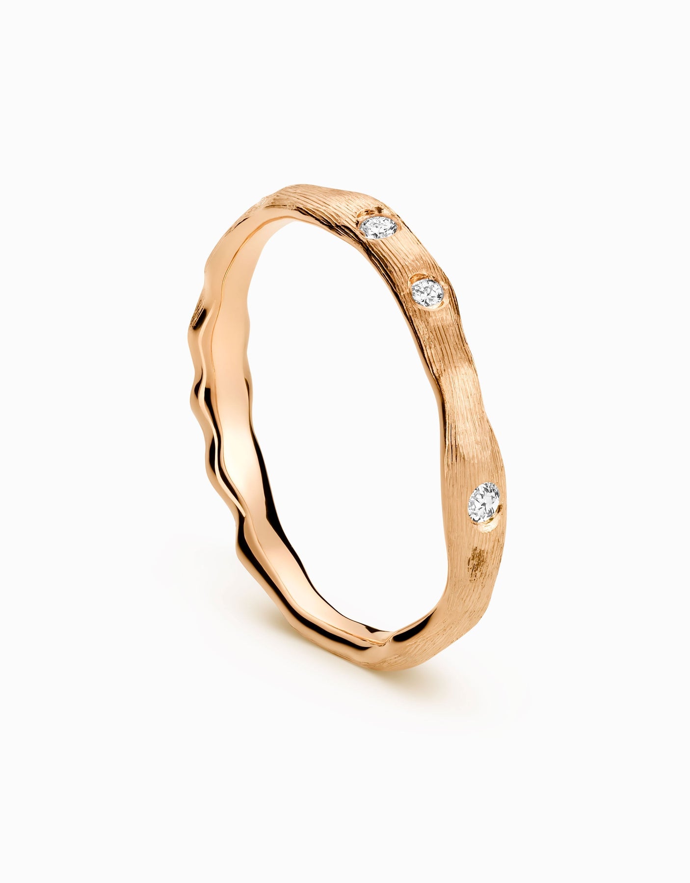 Anillo de Oro Touramalli Heptalium · Grabado