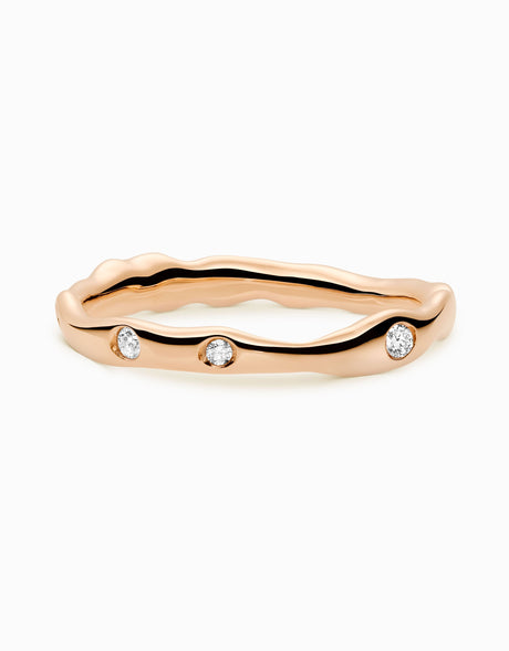 Touramalli Heptalium Gold Ring · Polished