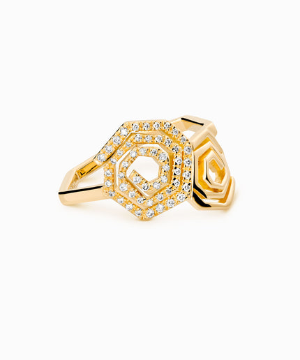 Anillo Duo Helix · Diamond