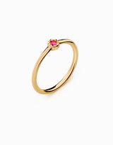 Anillo New Pink · Zafiro rosa