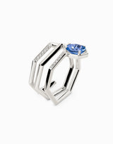 Helix Sapphire Ring · Blue Sapphire