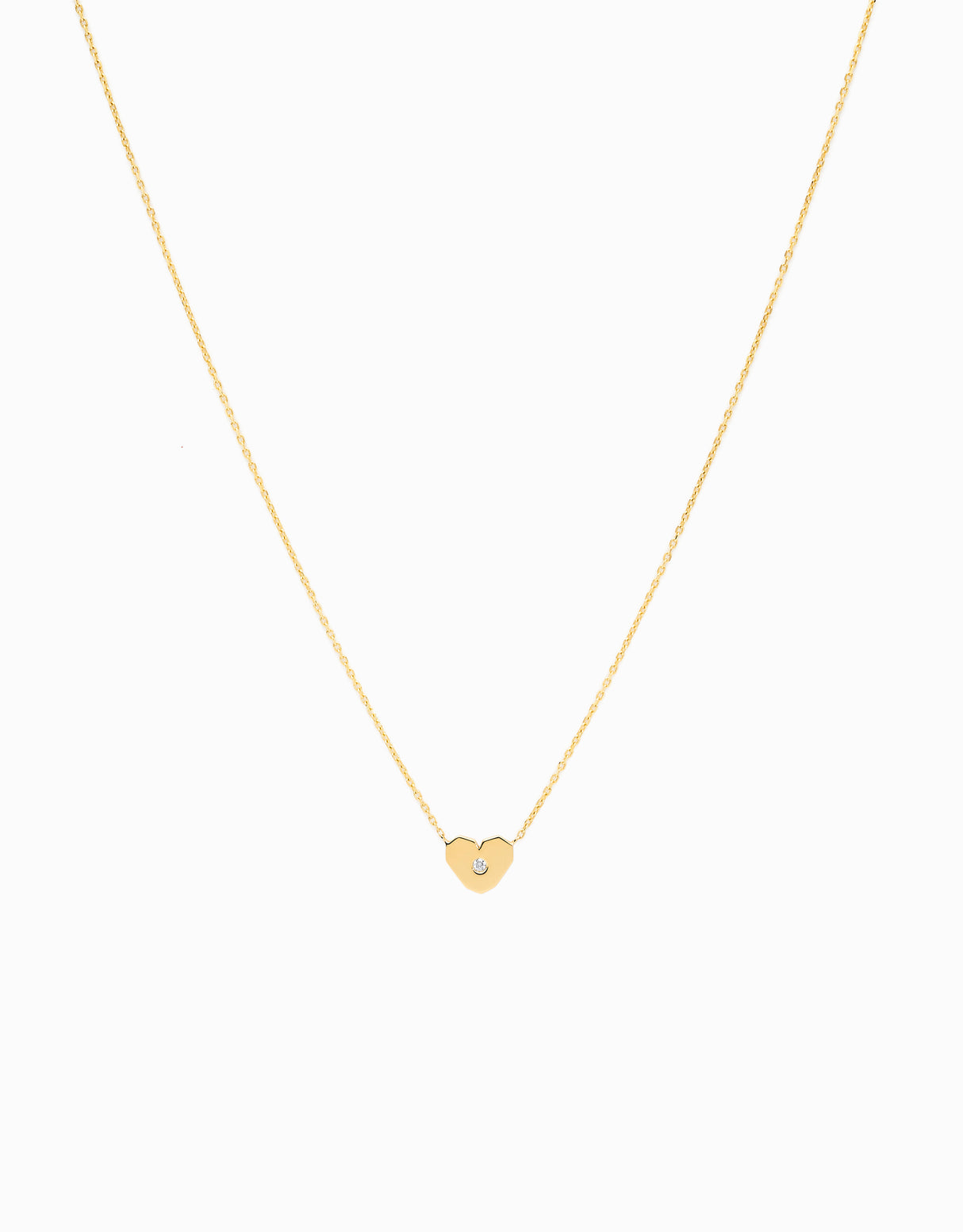 Heptaheart pendant Yellow Gold · Diamond