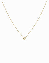 Diamond pendant 0.10ct · Yellow gold