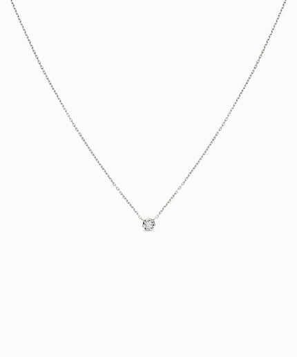 Diamond pendant 0.07ct · White gold