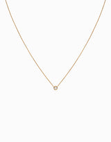 Diamond pendant 0.06ct · Rose gold