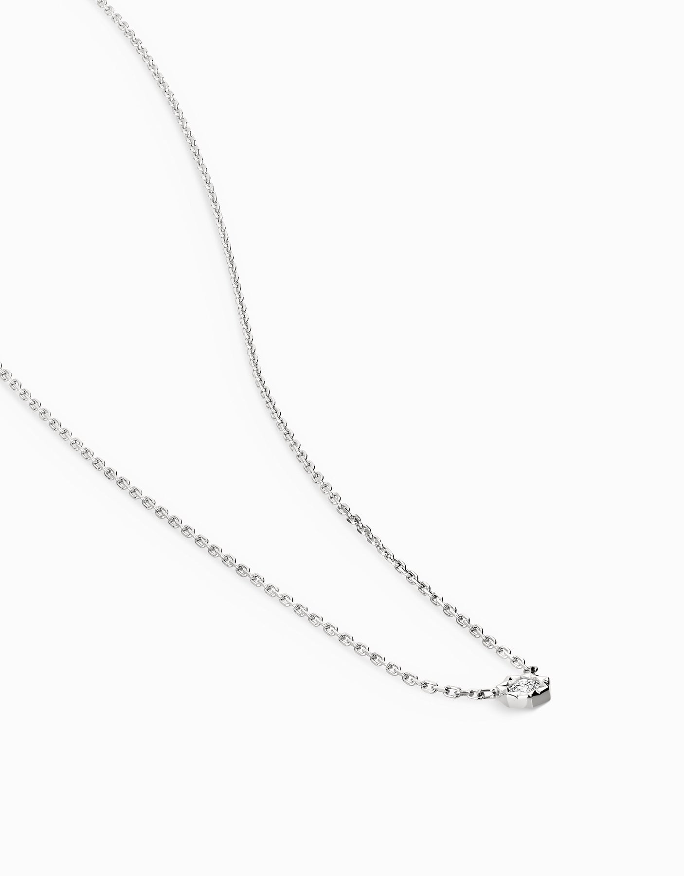 Diamond pendant 0.06ct · White gold