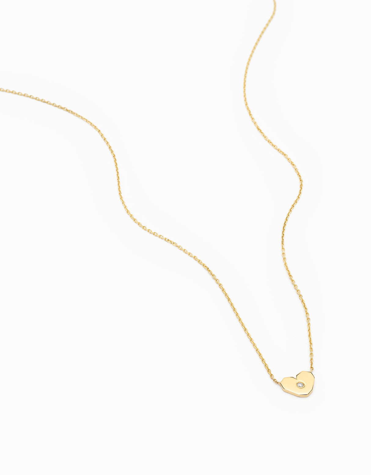 Heptaheart pendant Yellow Gold · Diamond