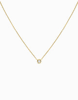 Diamond pendant 0.10ct · Yellow gold