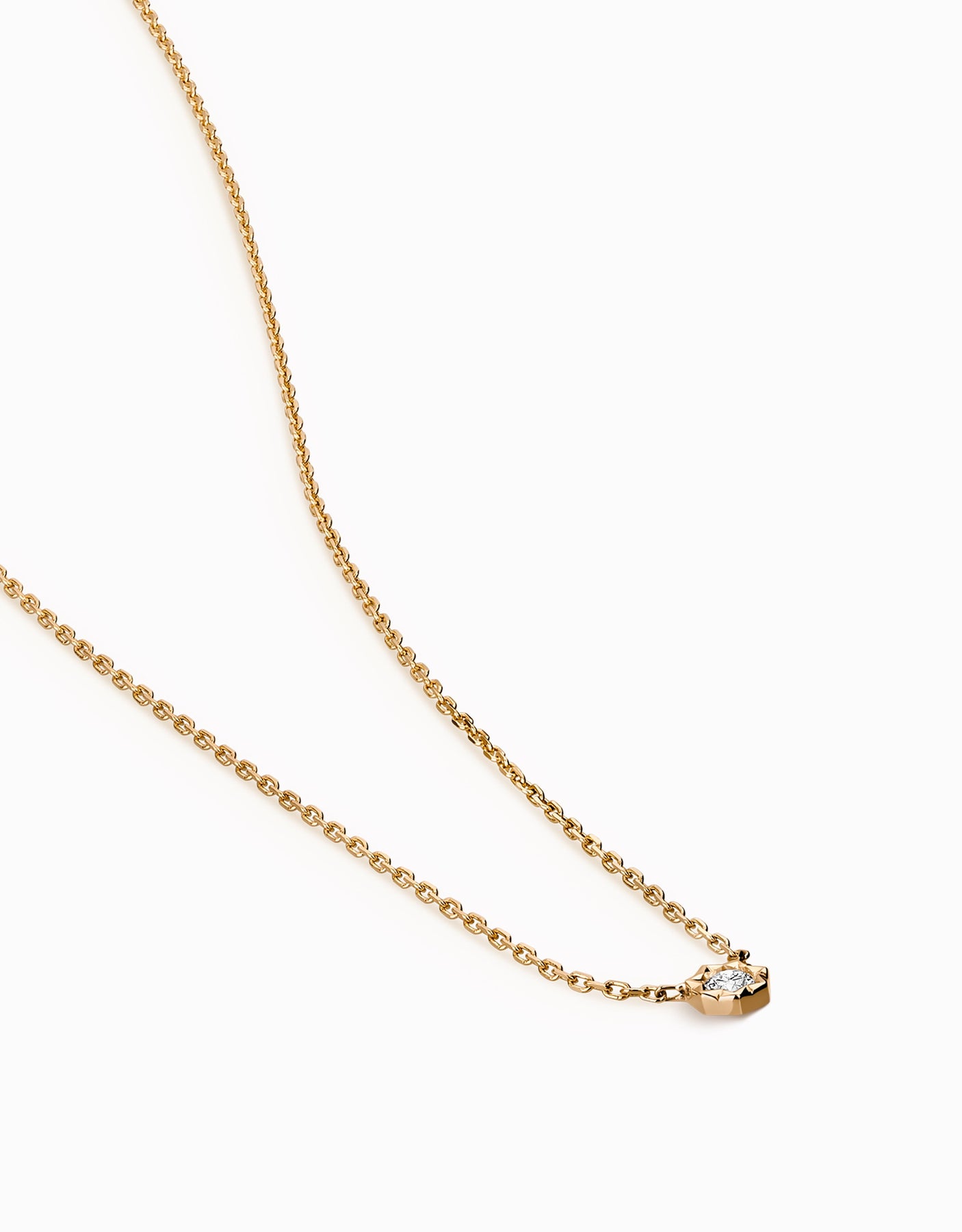 Diamond pendant 0.06ct · Rose gold