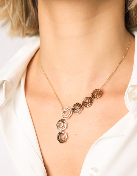 Helix Necklace · Diamonds