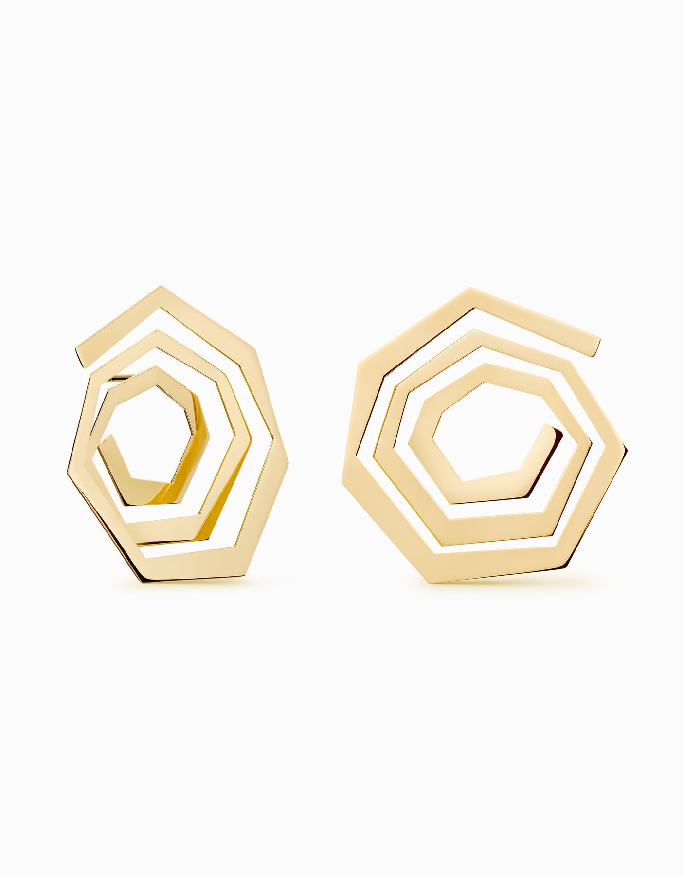 Helix earrings · Yellow gold