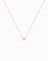 Gold Solitaire Pendant · 0.40ct